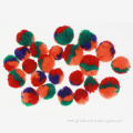 Multi color cashmere pompom fro kids crafting